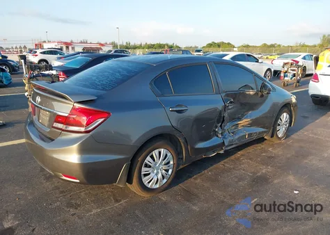 2013 Honda Civic Lx from USA, damaged, VIN 2HGFB2F49DH107934